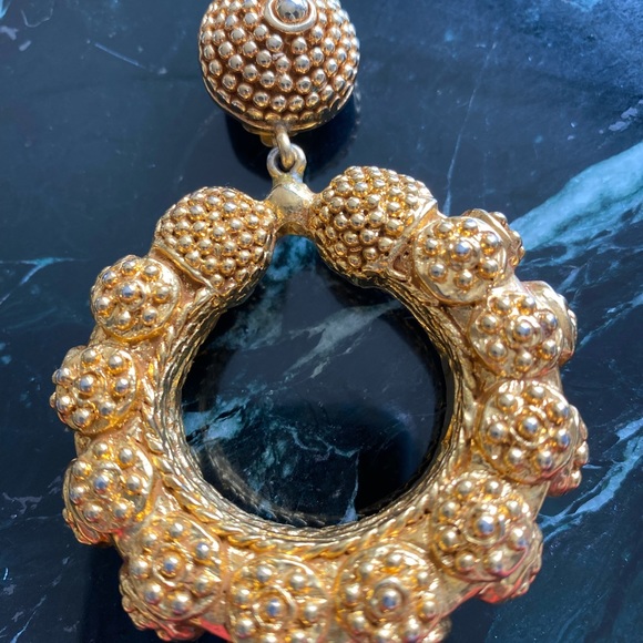 Christian Lacroix Door Knocker Earrings - Picture 3 of 8